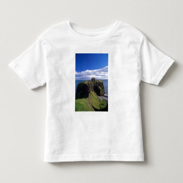 Camiseta De Bebé Escocia, Aberdeen. Castillo Dunnotar. (Anverso)