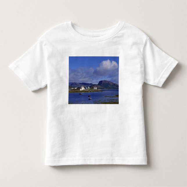 Camiseta De Bebé Escocia, Highland, Wester Ross, Plockton. (Anverso)