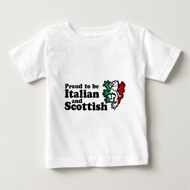 Camiseta De Bebé Escocia italiana (Anverso)
