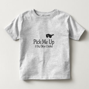 Camiseta De Bebé Escójame encima de (cavo polluelos más viejos)