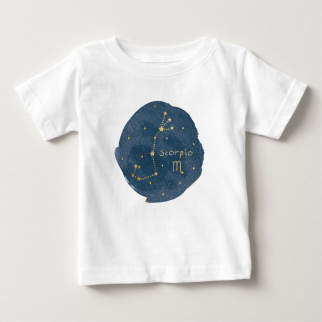 Camiseta De Bebé Escorpio (Anverso)