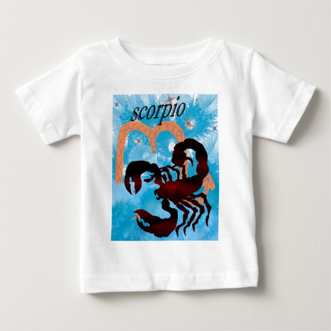 Camiseta De Bebé Escorpio (Anverso)