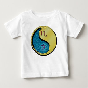 Camiseta De Bebé Escorpio & Cerdo de Metal
