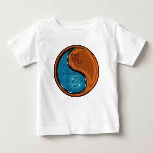 Camiseta De Bebé Escorpio & Serpiente de Madera (Anverso)