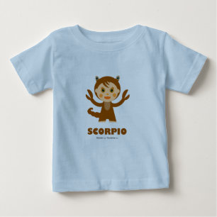Camiseta De Bebé Escorpio Zodiac para niños