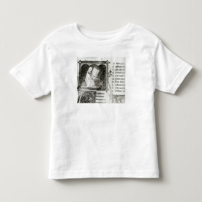 Camiseta De Bebé Escritura de Marie de Francia (Anverso)