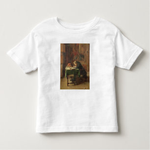 Camiseta De Bebé Escritura del hombre joven, 1852