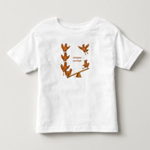 Camiseta De Bebé escuadrón de acrobacias de pollitos alegres