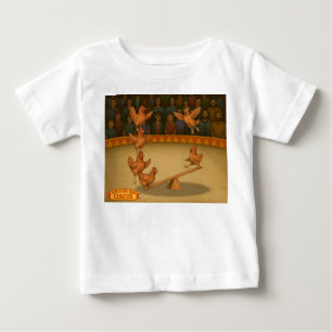 Camiseta De Bebé escuadrón de acrobacias de pollitos alegres