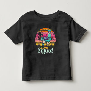Camiseta De Bebé Escuadrón de Llama Retro Vintage de Guay