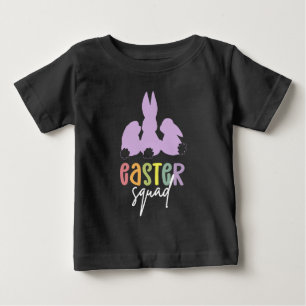 Camiseta De Bebé Escuadrón de Pascua Caza de huevos de Pascua Con