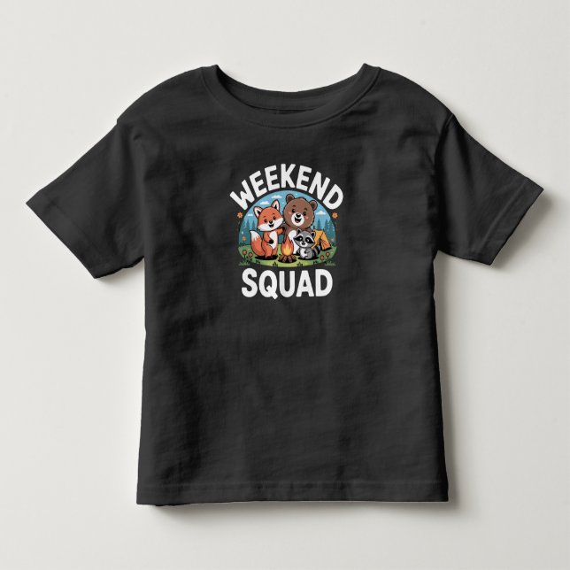 Camiseta De Bebé Escuadrón semanal (Anverso)
