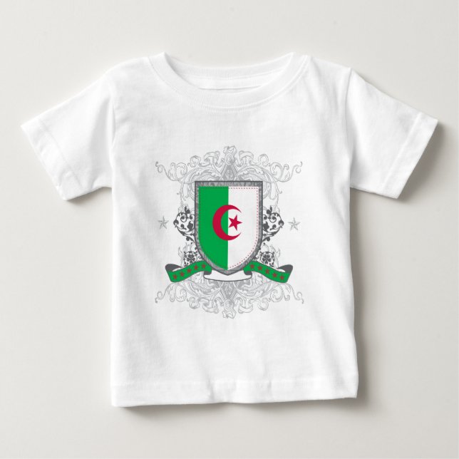 Camiseta De Bebé Escudo de Argelia (Anverso)