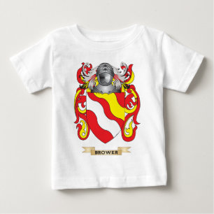 Camiseta De Bebé Escudo de armas de Brower (escudo de la familia)