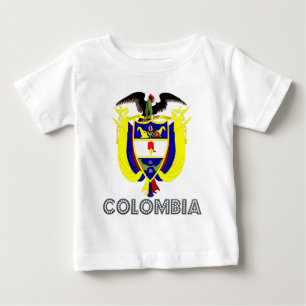 Camiseta De Bebé Escudo de armas de Colombia