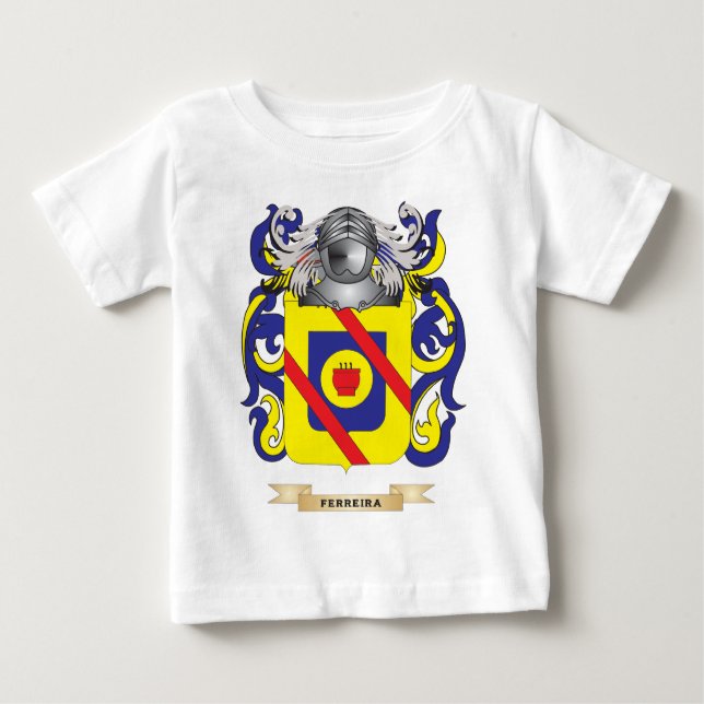 Camiseta De Bebé Escudo de armas de Ferreira (Anverso)