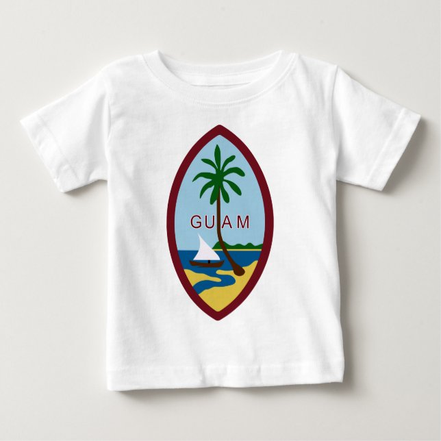 Camiseta De Bebé Escudo de armas de Guam (Anverso)