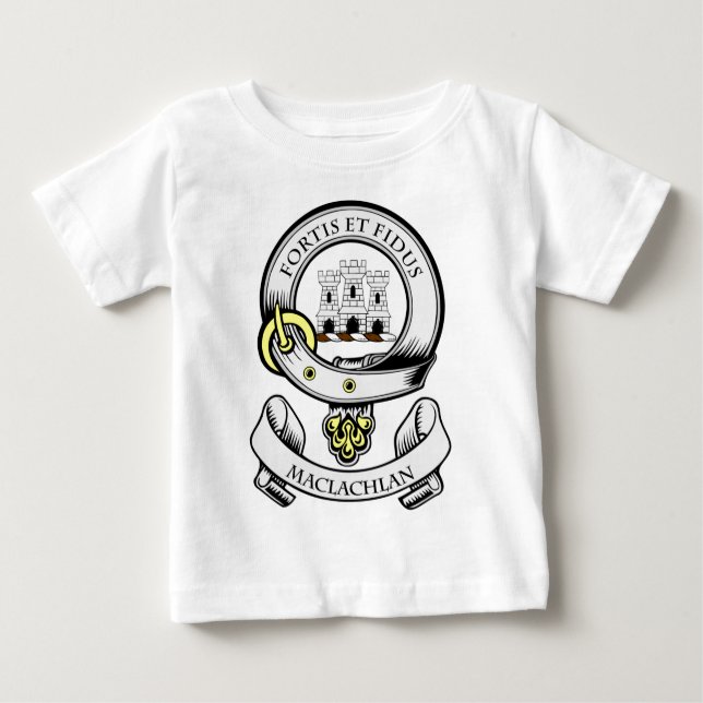 Camiseta De Bebé Escudo de armas de MACLACHLAN (Anverso)