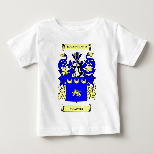 Camiseta De Bebé Escudo de armas de McGovern (Anverso)