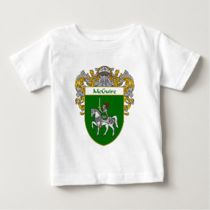 Camiseta De Bebé Escudo de armas de McGuire (cubierto)