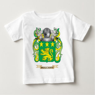 Camiseta De Bebé Escudo de armas de Mulcahy (escudo de la familia)