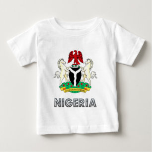 Camiseta De Bebé Escudo de armas de Nigeria
