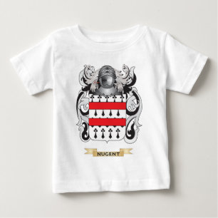 Camiseta De Bebé Escudo de armas de Nugent (escudo de la familia)