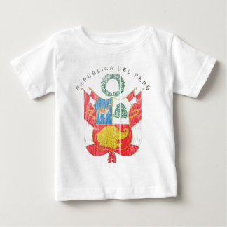 Camiseta De Bebé Escudo de armas de Perú