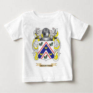 Camiseta De Bebé Escudo de armas de Rountree (escudo de la familia)
