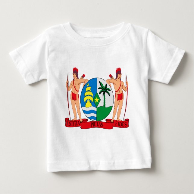 Camiseta De Bebé Escudo de armas de Suriname (Anverso)