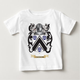 Camiseta De Bebé Escudo de armas del Casson (escudo de la familia)