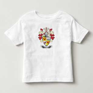 Camiseta De Bebé Escudo de armas del escudo de la familia de