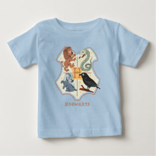 Camiseta De Bebé Escudo de Hogwarts de Dibujos Animados