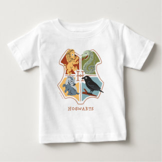 Camiseta De Bebé Escudo de Hogwarts de Dibujos Animados