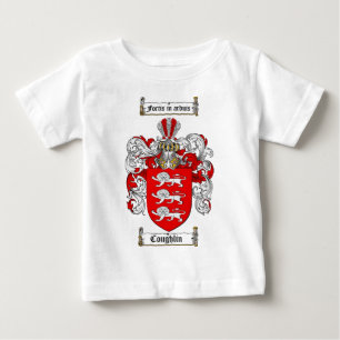 CAMISETA DE BEBÉ ESCUDO DE LA FAMILIA DE COUGHLIN - ESCUDO DE ARMAS