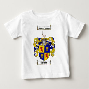 CAMISETA DE BEBÉ ESCUDO DE LA FAMILIA DE GUTHRIE - ESCUDO DE ARMAS