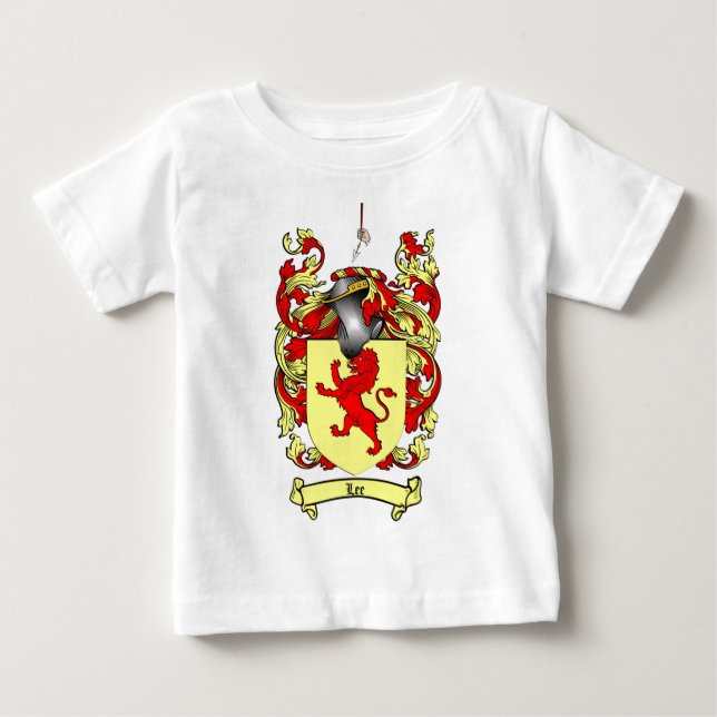 CAMISETA DE BEBÉ ESCUDO DE LA FAMILIA DE LAS HECES - ESCUDO DE (Anverso)