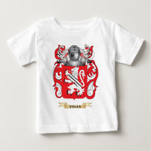 Camiseta De Bebé Escudo de la familia de Vinas (escudo de armas)