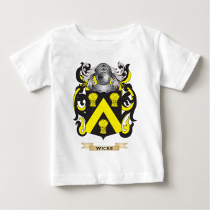 Camiseta De Bebé Escudo de la familia de Wicke (escudo de armas)