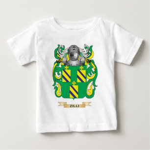 Camiseta De Bebé Escudo de la familia de Zilli (escudo de armas)