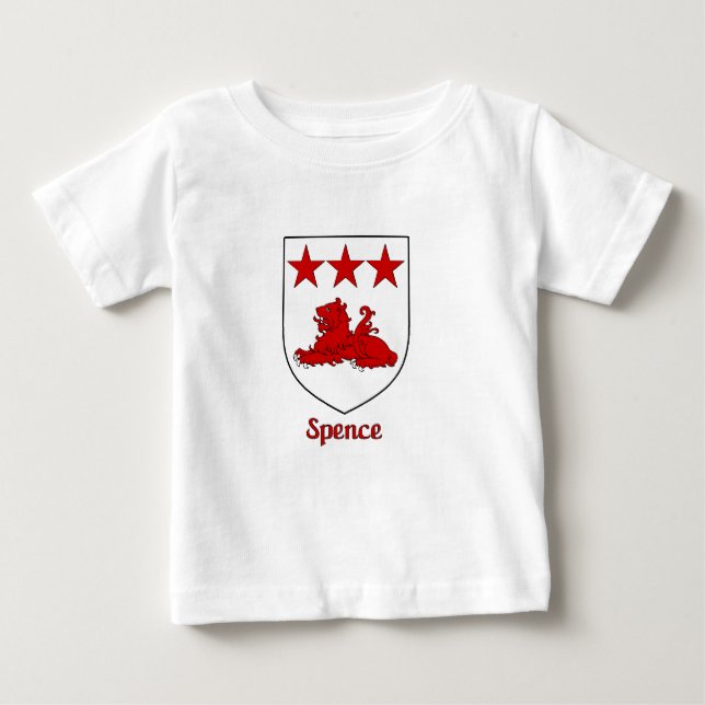 Camiseta De Bebé Escudo de la familia Spence (Anverso)