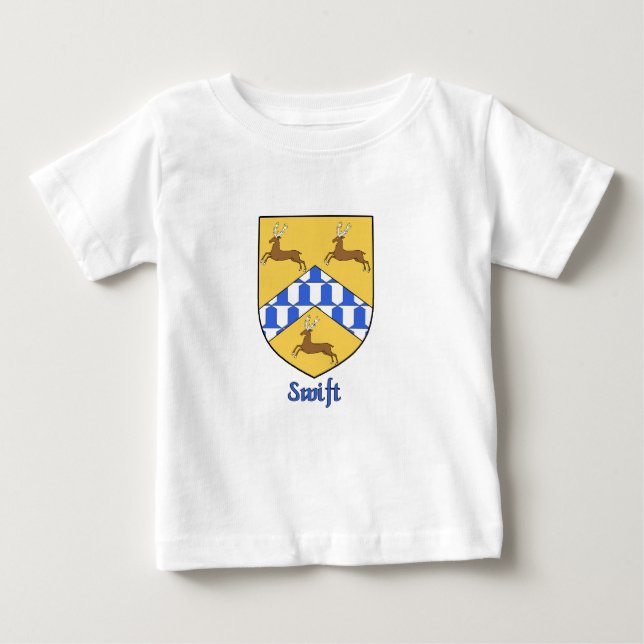 Camiseta De Bebé Escudo De La Familia Swift (Anverso)