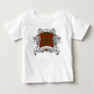 Camiseta De Bebé Escudo del tartán de Livingstone