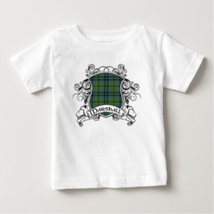 Camiseta De Bebé Escudo del tartán de Marshall
