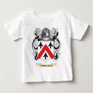 Camiseta De Bebé Escudo galés de la familia (escudo de armas)