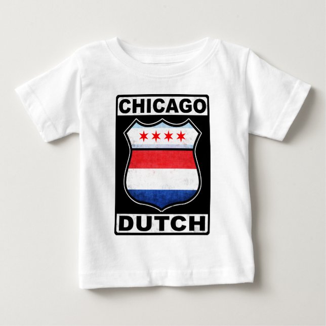 Camiseta De Bebé Escudo holandés de Chicago (Anverso)