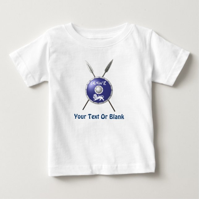 Camiseta De Bebé Escudo Macabee Y Spears (Anverso)