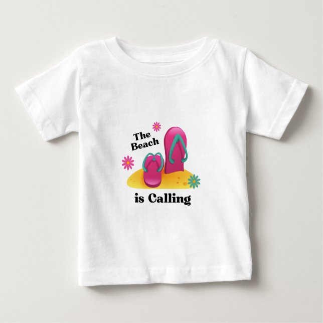 Camiseta De Bebé Escuela de Adiós Playa de Verano (Anverso)