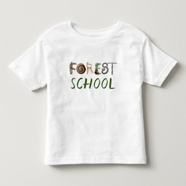 Camiseta De Bebé Escuela de Bosques (Anverso)