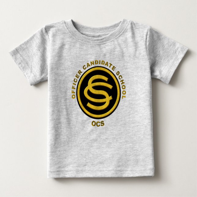 Camiseta De Bebé Escuela de Candidatos de Oficial del Ejército - OC (Anverso)